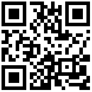 QR Code for the Gone Rural Rings of Jupiter Placemat - Smoke, Indigo & White
